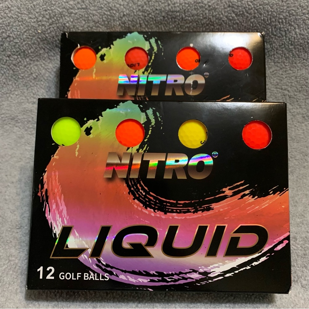 Nitro Liquid Golf Balls NIB